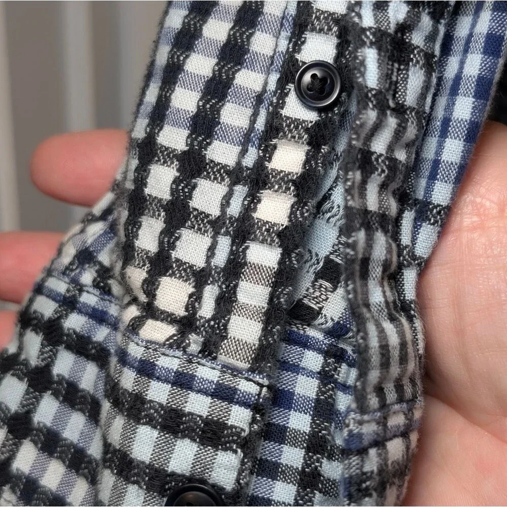 Levi's Made & Crafted Gingham Button Down Shirt Mens Medium LMC MSRP $198